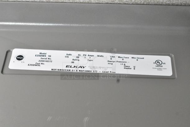 BRAND NEW SCRATCH AND DENT!  Elkay EZSDWS_1G Wall Mount Water Fountain. 115 Volts 1 Phase. - Image 5 of 7
