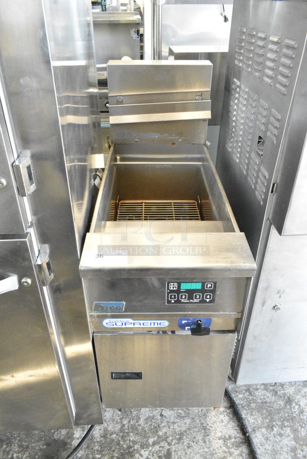 2016 Pitco Frialator SSPE14 Solstice Supreme Stainless Steel Commercial Floor Style Pasta Cooker. 208 Volts, 1 Phase. - Image 1 of 6