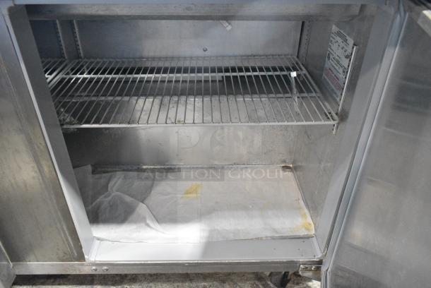 Continental SW60-24M Stainless Steel Commercial Prep Table w/ Poly Drop In Bins on Commercial Casters. 115 Volts, 1 Phase. Tested and Working! - Image 8 of 10