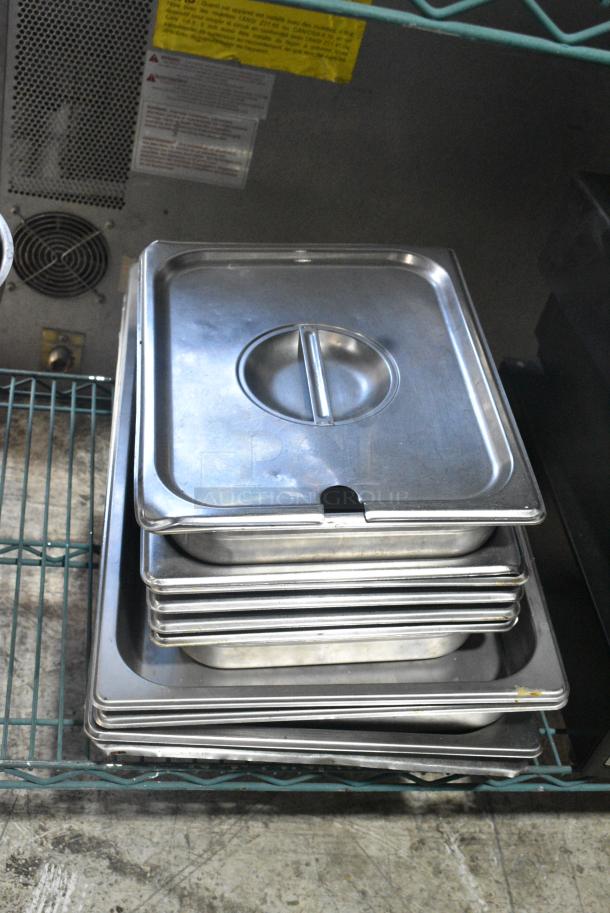 ALL ONE MONEY! Lot of Various Metal Items Including Drop In Bin Lids and Cylindrical Drop In Bins - Image 4 of 4