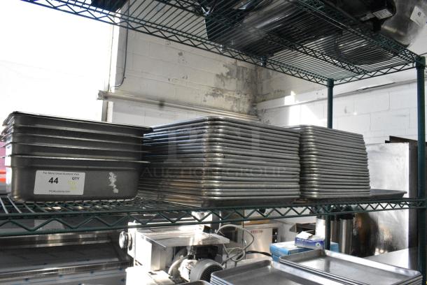 ALL ONE MONEY! Tier Lot of Metal Baking Pans and Stainless Steel Drop In Bins - Image 1 of 4