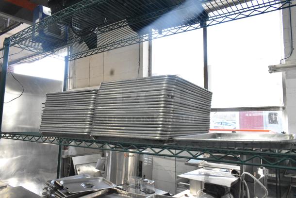 ALL ONE MONEY! Tier Lot of Metal Baking Pans and Stainless Steel Drop In Bins - Image 2 of 4