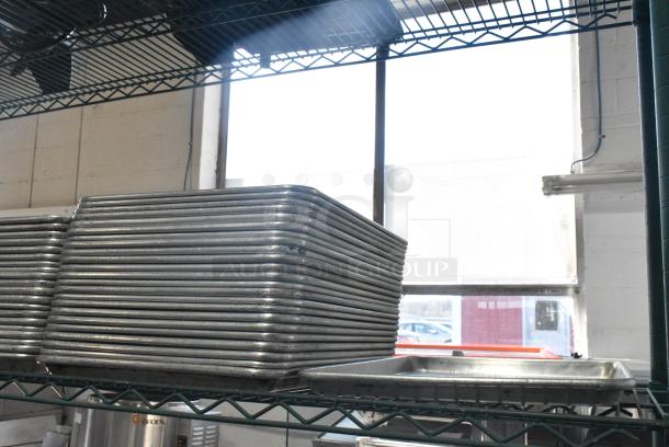 ALL ONE MONEY! Tier Lot of Metal Baking Pans and Stainless Steel Drop In Bins - Image 3 of 4