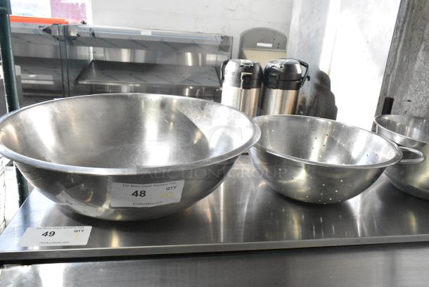 5 Various Metal Bowls. 5 Times Your Bid! - Image 3 of 4