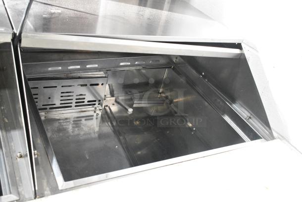 Turbo Air PST-72-30-D6-N Sandwich Salad Prep Table Bain Marie Mega Top w/ 6 Drawers on Commercial Casters. 115 Volts, 1 Phase. Tested and Working! - Image 3 of 13