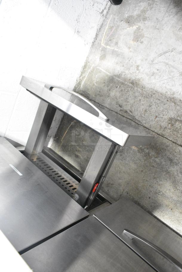 Turbo Air PST-72-30-D6-N Sandwich Salad Prep Table Bain Marie Mega Top w/ 6 Drawers on Commercial Casters. 115 Volts, 1 Phase. Tested and Working! - Image 9 of 13