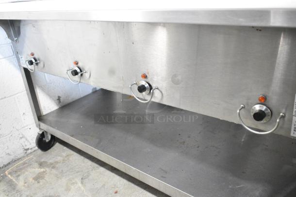 2017 Duke EP304SW M Stainless Steel Commercial Electric Powered 4 Bay Steam Table w/ Under Shelf. 240 Volts, 1 Phase. - Image 2 of 8