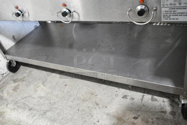 2017 Duke EP304SW M Stainless Steel Commercial Electric Powered 4 Bay Steam Table w/ Under Shelf. 240 Volts, 1 Phase. - Image 3 of 8