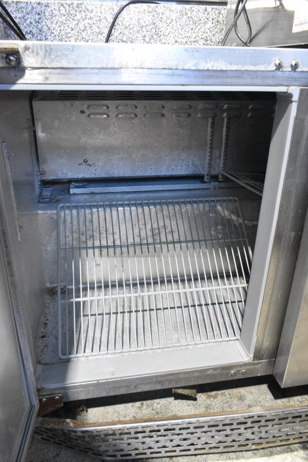 Continental Stainless Steel Commercial 2 Door Undercounter Cooler. 115 Volts, 1 Phase. Tested and Working! - Image 5 of 7