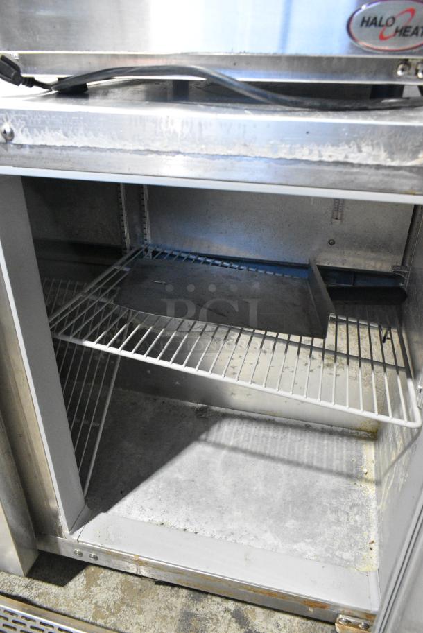 Continental Stainless Steel Commercial 2 Door Undercounter Cooler. 115 Volts, 1 Phase. Tested and Working! - Image 6 of 7