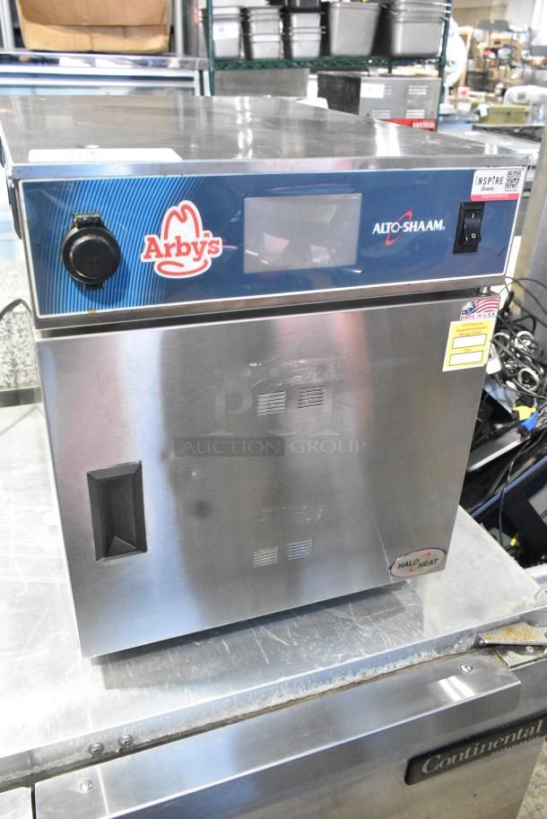 Alto Shaam 300-TH/III TOUCH Stainless Steel Commercial Single Deck Wide Deluxe Control Electric Countertop Low Temperature Halo Heat Cook And Hold Oven. 120 Volts, 1 Phase. Tested and Working! - Image 1 of 7