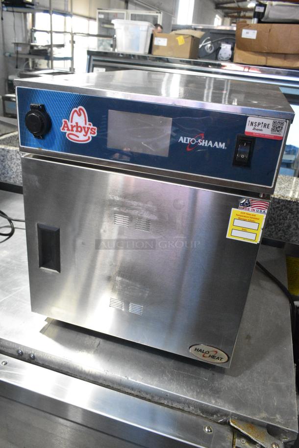 Alto Shaam 300-TH/III TOUCH Stainless Steel Commercial Single Deck Wide Deluxe Control Electric Countertop Low Temperature Halo Heat Cook And Hold Oven. 120 Volts, 1 Phase. Tested and Working! - Image 2 of 7