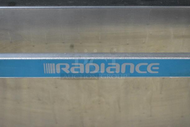 Radiance Stainless Steel Commercial Natural Gas Powered Flat Top Griddle w/ 2 Burners, 2 Ovens, Back Splash and Over Shelf. - Image 5 of 10