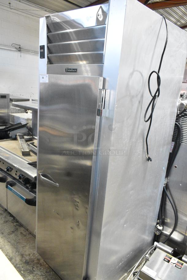 Traulsen G10010 Stainless Steel Commercial Single Door Reach In Cooler w/ Poly Coated Racks. 115 Volts, 1 Phase. Tested and Working! - Image 1 of 6
