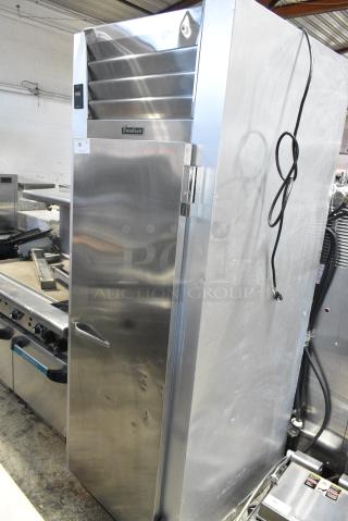 Traulsen G10010 Stainless Steel Commercial Single Door Reach In Cooler w/ Poly Coated Racks. 115 Volts, 1 Phase. Tested and Working!