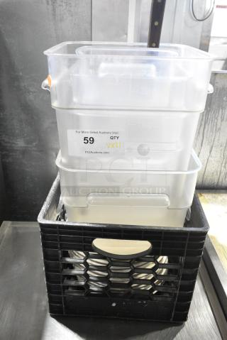ALL ONE MONEY! Lot of 21 Items Including Poly Containers