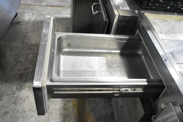 Custom Diamond RH-2448-R Stainless Steel Commercial Single Door and 3 Drawer Undercounter Cooler. 120 Volts, 1 Phase. Tested and Powers On But Does Not Get Cold - Image 3 of 8
