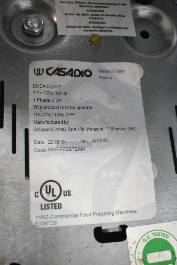 Casadio ENEA OD NF Metal Commercial Countertop Espresso Bean Grinder. 115-120 Volts, 1 Phase. Tested and Does Not Power On - Image 7 of 7