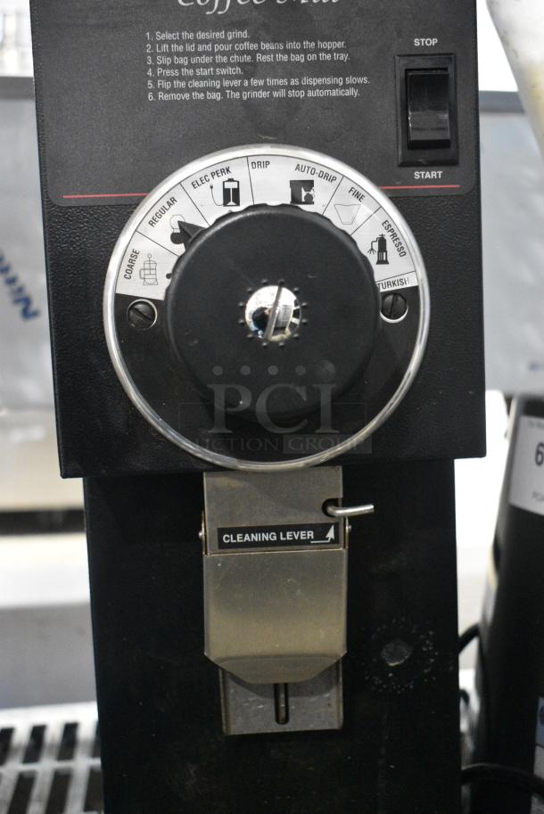 Bunn G1 HD Metal Commercial Countertop Coffee Bean Grinder. 120 Volts, 1 Phase. Tested and Working! - Image 3 of 6