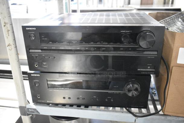 2 Onkyo TX-NR646 AV Receiver. 120 Volts, 1 Phase. 2 Times Your Bid! - Image 1 of 9