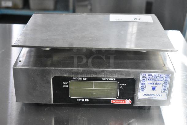 Torrey L-PC-40L Countertop Scale. Tested and Working! - Image 6 of 7