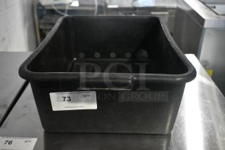 Black Poly Bus Bin