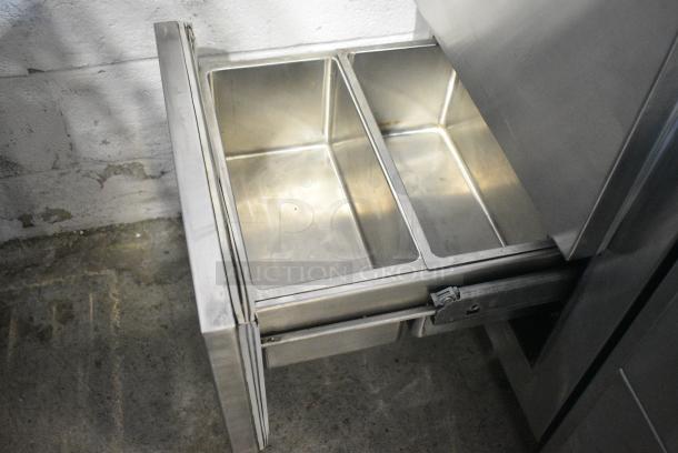 Infinity IBLRR-1-2-SSD-AS-ST-CL-M Stainless Steel Commercial 2 Drawer Cooler. 115 Volts, 1 Phase. Cannot Test Due To Cut Power Cord - Image 3 of 4