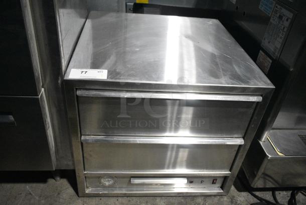 Stainless Steel2 Drawer Warming Drawer. Tested and Working! - Image 1 of 8