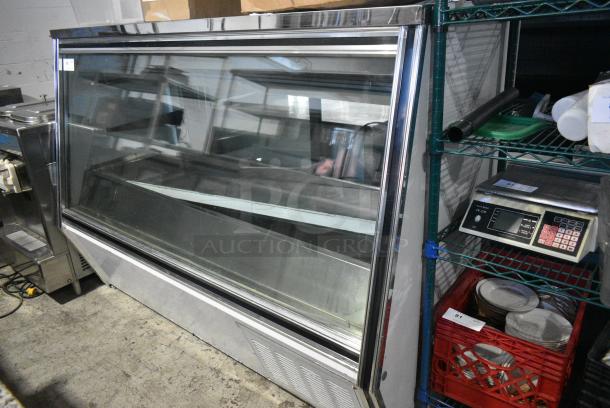2019 Leader HDL72 FISH SC Metal Commercial Floor Style Deli Display Case Merchandiser. 115 Volts, 1 Phase. Tested and Working! - Image 1 of 4