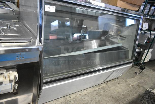 2019 Leader HDL72 FISH SC Metal Commercial Floor Style Deli Display Case Merchandiser. 115 Volts, 1 Phase. Tested and Working! - Image 2 of 4