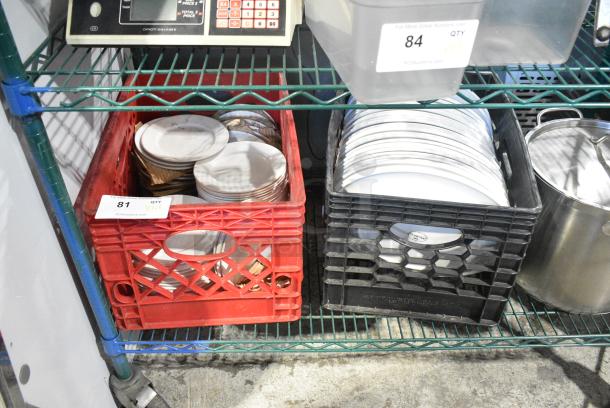 ALL ONE MONEY! Lot of 2 Bins of Various Ceramic Dishes. - Image 1 of 12