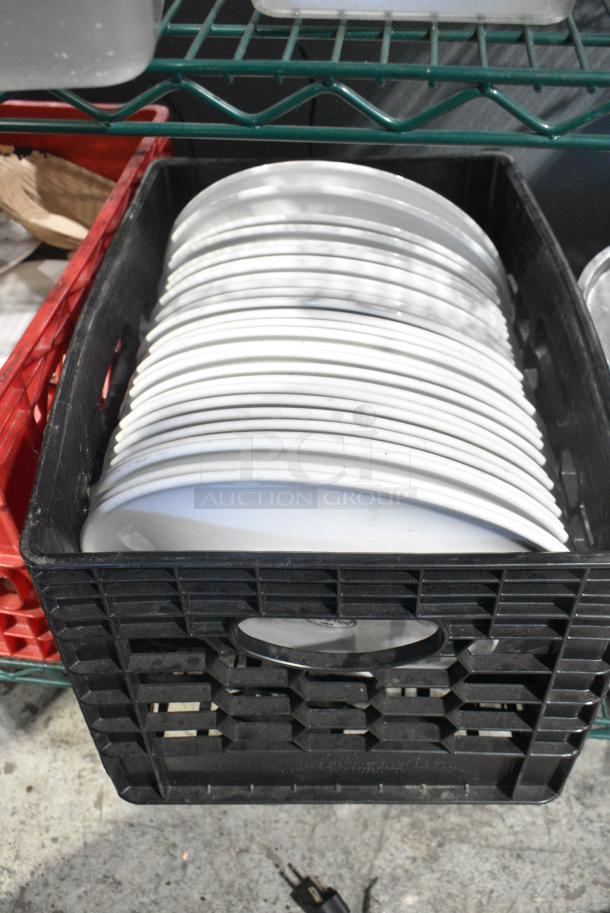 ALL ONE MONEY! Lot of 2 Bins of Various Ceramic Dishes. - Image 9 of 12