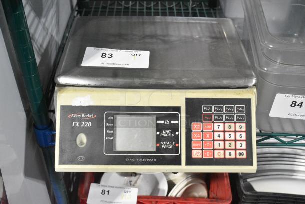 Avery Berkel FX220 Countertop Scale. Tested and Working! - Image 1 of 8