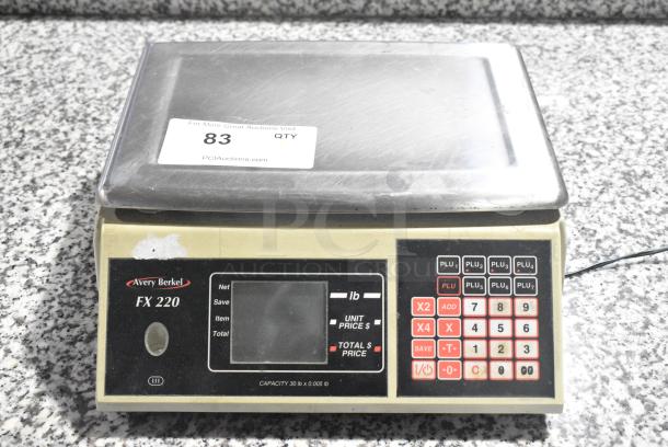 Avery Berkel FX220 Countertop Scale. Tested and Working! - Image 2 of 8