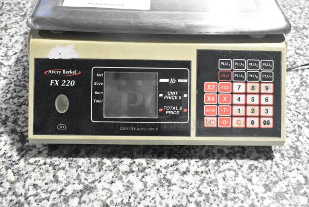 Avery Berkel FX220 Countertop Scale. Tested and Working! - Image 4 of 8