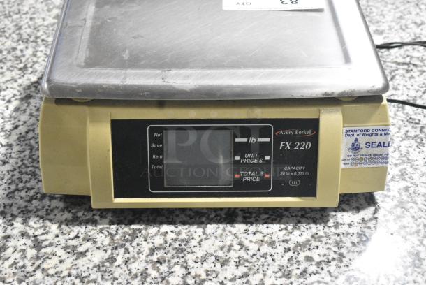 Avery Berkel FX220 Countertop Scale. Tested and Working! - Image 6 of 8