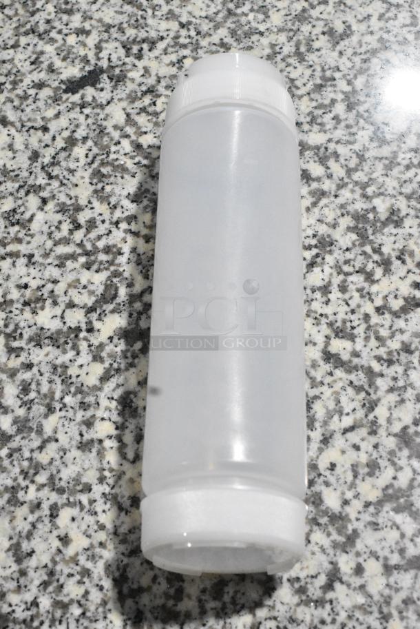 ALL ONE MONEY! Lot of 6 Poly Clear Condiment Bottles - Image 3 of 6