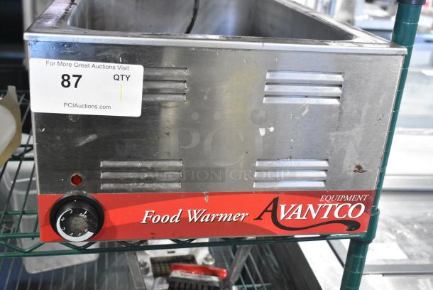 Avantco 177W50 Stainless Steel Commercial Countertop Food Warmer. 120 Volts, 1 Phase. Tested and Working! - Image 2 of 9