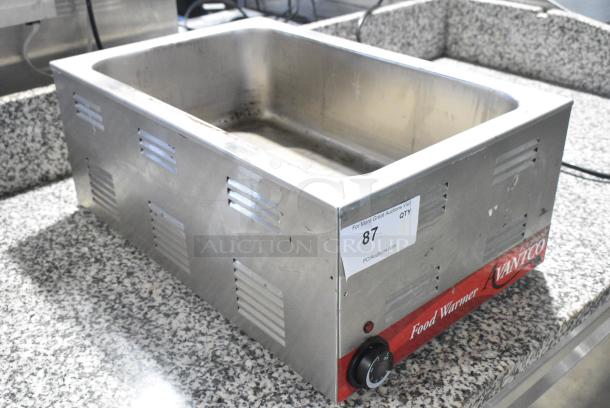 Avantco 177W50 Stainless Steel Commercial Countertop Food Warmer. 120 Volts, 1 Phase. Tested and Working! - Image 6 of 9