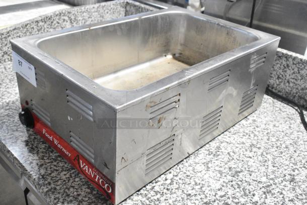 Avantco 177W50 Stainless Steel Commercial Countertop Food Warmer. 120 Volts, 1 Phase. Tested and Working! - Image 7 of 9