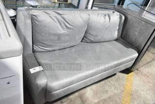 Gray Couch.