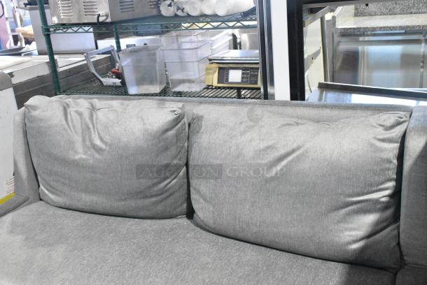 Gray Couch. - Image 3 of 5