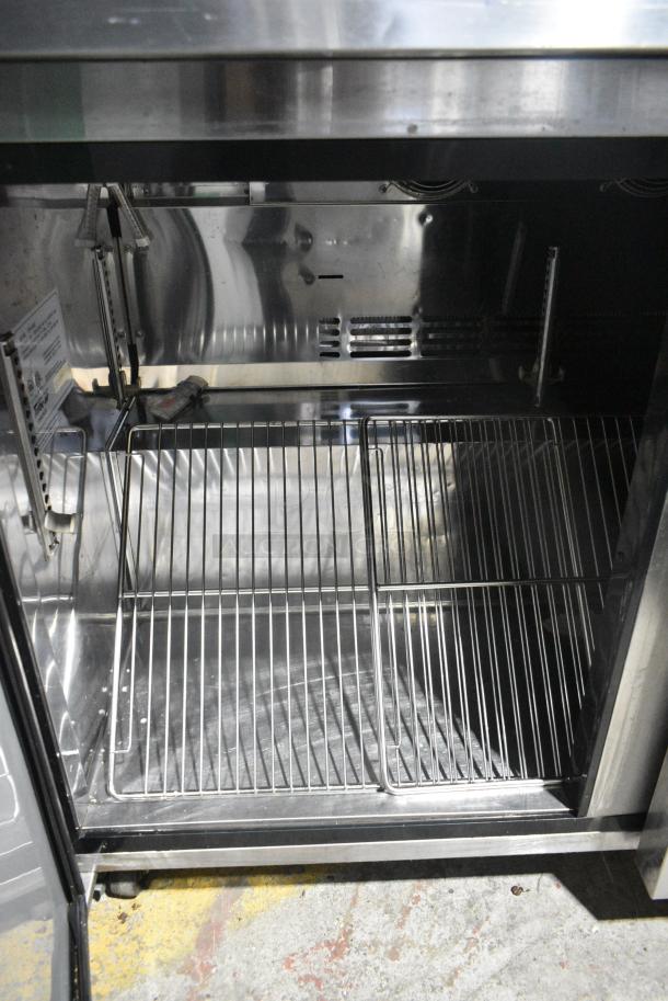 Turbo Air TUR-48SD Stainless Steel Commercial 2 Door Undercounter Cooler on Commercial Casters. 115 Volts, 1 Phase. Tested and Working! - Image 5 of 8