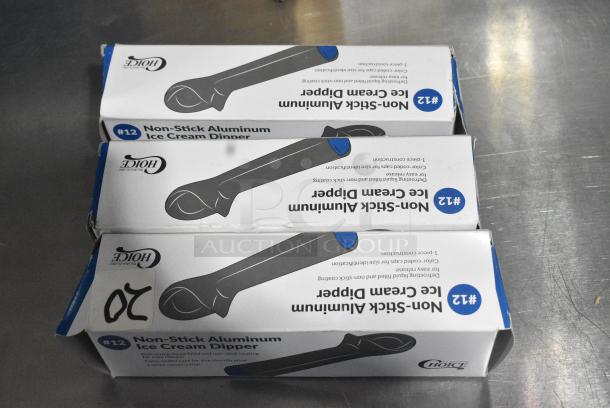 22 Various BRAND NEW! Utensils Including Thunder Group SLTHCS001B Ice Cream Spade, Choice #12 Non-Stick Blue Ice Cream Scoop / Dipper with Silicone Coating - 3 oz.. 22 Times Your Bid! - Image 10 of 11
