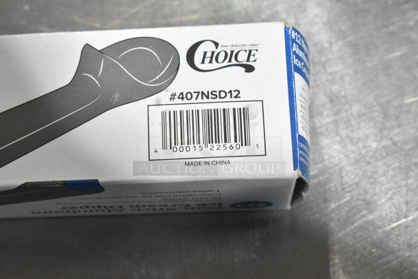 22 Various BRAND NEW! Utensils Including Thunder Group SLTHCS001B Ice Cream Spade, Choice #12 Non-Stick Blue Ice Cream Scoop / Dipper with Silicone Coating - 3 oz.. 22 Times Your Bid! - Image 11 of 11