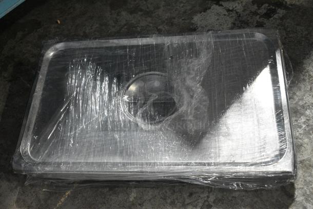 12 Stainless Steel Items Including Drop In Bins and Lids. 12 Times Your Bid! - Image 3 of 4