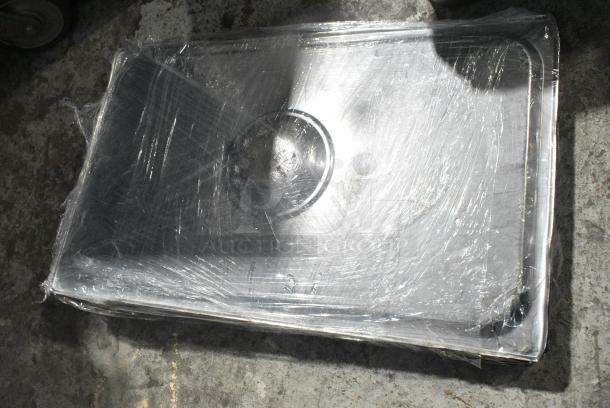 12 Stainless Steel Items Including Drop In Bins and Lids. 12 Times Your Bid! - Image 4 of 4