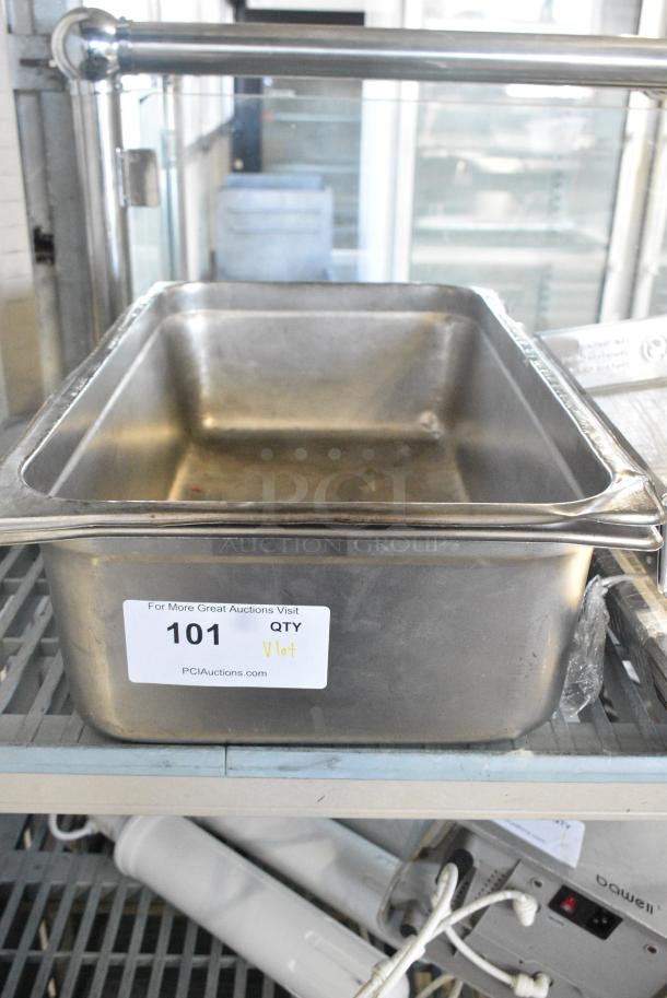 ALL ONE MONEY! Lot of Various Items Including Stainless Steel Drop In Bins and Lids - Image 2 of 5