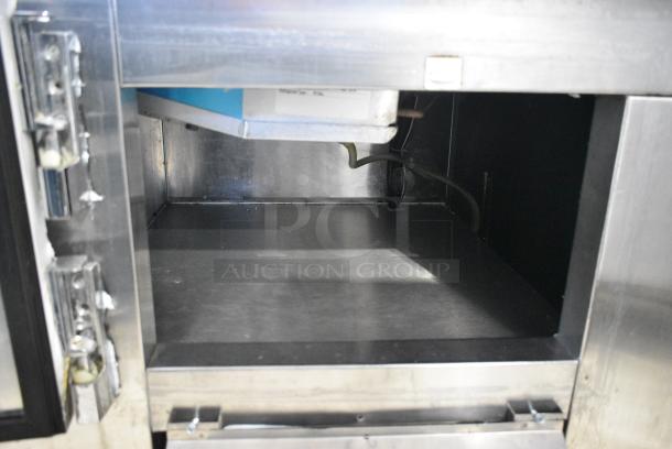 2018 Leader LB60 S/C LB60 S/C Stainless Steel Commercial 2 Door Undercounter Cooler. 115 Volts, 1 Phase. Tested and Powers On But Does Not Get Cold - Image 4 of 7