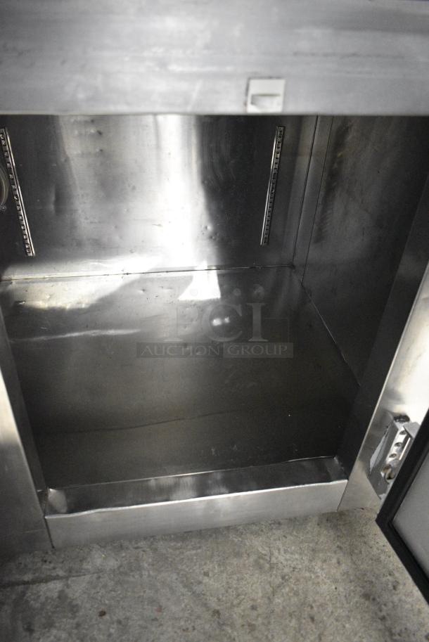 2018 Leader LB60 S/C LB60 S/C Stainless Steel Commercial 2 Door Undercounter Cooler. 115 Volts, 1 Phase. Tested and Powers On But Does Not Get Cold - Image 5 of 7